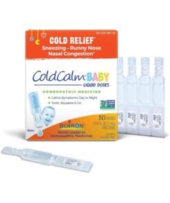 Boiron ColdCalm Baby Single-Use Drops for Relief from Cold Symptoms of Sneezing, Runny Nose, and Nasal Congestion - Sterile and Non-Drowsy Liquid Doses - 30 Count