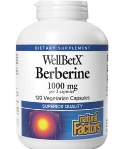 natural Factors WellBetX Berberine Dietary Supplement - 120 Capsules