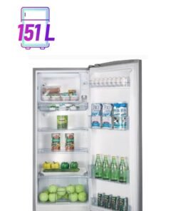 Hisense 198 Liter Gross Capacity And 152 Liter Net Capacity Single Door Refrigerator Silver Model Rr198N4Asu - 1 Year Warranty RR198N4ASU Silver
