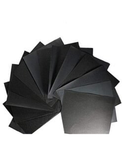 HASANAT ESSENTIALS Essentials Sanding Paper Waterproof Silicone Carbide Performance Painting Wood Working Car Automotive Metal Fabrication 10 Pcs Packet (GRIT #1000)