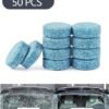 50-Piece Car Windshield Washer Tablets, Car Glass Wiper Fluid Concentrated Clean Tablets, Remove Glass Stains