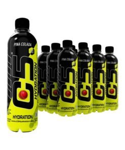 C5 HYDRATION Pina Colada Electrolytes & Vitamin Water- Zero Sugar, 20 Calorie BCAA for Recovery -VIT B , VIT C & E ANTIOXIDANT, VIT D3 for IMMUNITY - Refreshing Ramadan Drink Pack of 12