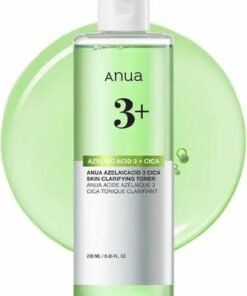 Anua Azelaic Acid 3 CICA Skin Claryfing Toner, Soothing & Clear Care, with Salicylic Acid & Azelaic Acid, Sebum & Spot Care, Suitable for Sensitive Skin, Korean Skin Care (250ml / 8.45 fl.oz.)