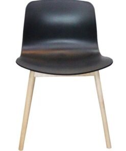 JILPHAR FURNITURE Short Bar Stool with Wooden Legs
