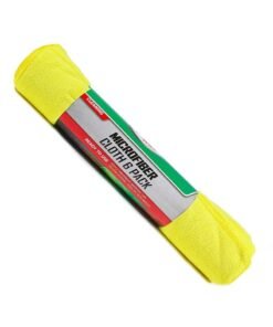 Turtle wax Microfiber Cleaning Cloth, 6 Pack, Yellow, For Car Washing, Drying And Detailing