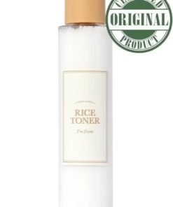 I'M FROM Rice Toner, Milky Toner for Glowing Skin, 77.78% Korean Rice, Glow Essence with Niacinamide, Hydrating for Sensitive, Dry, Dull, Combination Skin, Vegan, Fragrance Free, Glass Skin 150ml