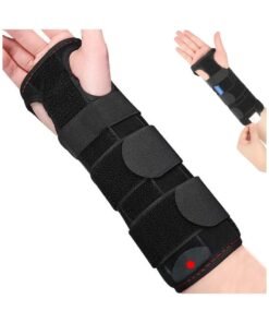 PYC Adjustable Wrist Support Brace For Carpal Tunnel,Fits Both Hands, With Aluminum Splint