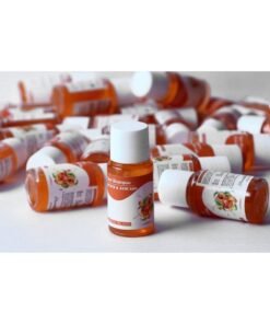 Sevenhills Toiletries 150 Pieces Hotel Accessories Guest House Kit Hair Shampoo 20 ML Bottle Packaging - Pack of 150 PCS (Peach & Avocado)