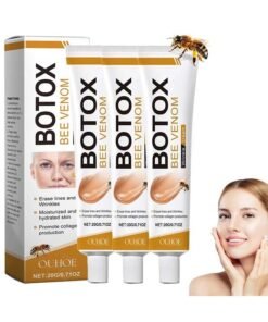 OUHOE 3Pcs Botox Bee Venom Cream Wrinkle Removal & Firming,Moisturizing,Lifting & Recovery for All Skin Type,Anti-Aging Bee Venom Cream,Face Cream Moisturiser