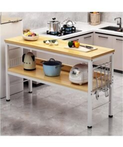 NKX Multi functional 2-Tier Kitchen Rack with Storage Cabinet