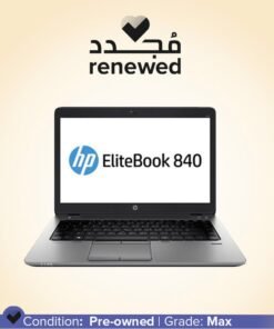 HP Renewed - EliteBook 840 G3 Laptop With 14-inch FHD Display,Core i7 Processor/6th Gen/8GB RAM/256GB SSD/Intel HD Graphics English Black