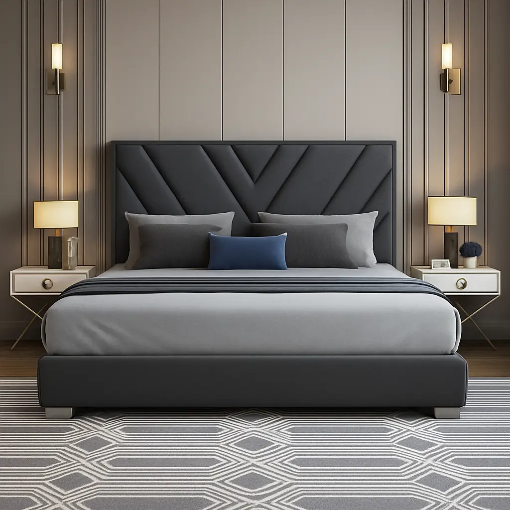 Dusk Velvet Bed