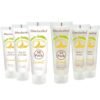 DincherBel Travel Size Body Wash and Body Lotion Bulk Hotel Toiletries Supplies for Guests Refreshing Tropical Coconut Scent Shower Gel and Body Cream for Men Women 1 Fl Oz 100 Pack