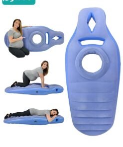 Bybeo Inflatable Pregnancy Pillow, Maternity Pillow, Pregnancy Pool Float, Full Body Maternity Airbed with Hole for Tummy Sleeping Comfort