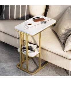 DUSALA Modern Sofa Side Table Tea table,use corner stand  (B-Square)
