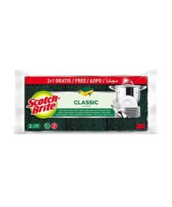 Scotch Brite Scotch-Brite Heavy Duty Scrub Sponge 3 Pieces Multicolor