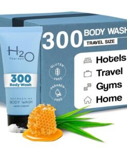 H2O Therapy Body Wash Soap, Travel Size Hotel Hospitality, 0.85 oz (Case of 300)