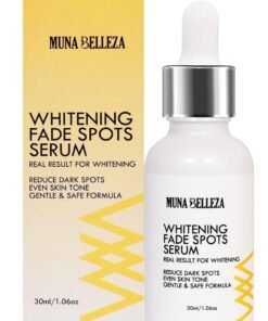 Muna Belleza Face Serum for Anti-Aging & Pigmentation with Niacinamide & Collagen – Brightens Sensitive to Dry Skin, Reduces Dark Spots & Sun Damage, Natural Formula for All Skin Types, 30ml