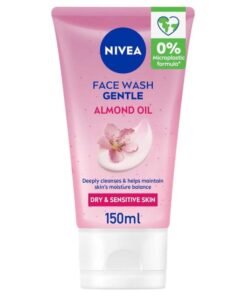 Nivea Gentle Face Wash With Almond Oil For Dry And Sensitive Skin Pink 150ml