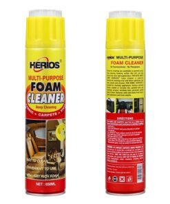 HERIOS Multi-Purpose and Tire Foam Cleaner Set, 650ml, Deep Cleaning Spray