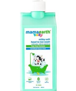 Mamaearth Milky Soft Head to Toe Wash With Oats, Milk, and Calendula for Babies- 400 ml