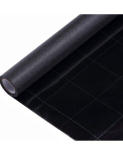 Chielor Static Cling Total Blackout Window Film Privacy Room Darkening Window Tint Black Window Cover 100% Light Blocking No Glue