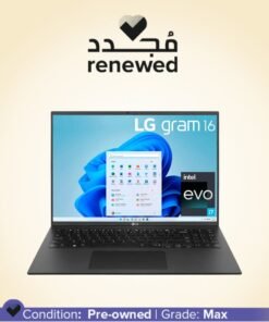 LG Renewed - LG Gram Laptop With 16-Inch WUXGA Display,Core i7 Processor/10-Core/12th Gen/16GB RAM/2TB SSD/Intel Iris Graphics/Windows 11 Black