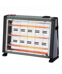 Luxgen Quartz Heater 1500W Powerful Indoor Room Heating with Three Quartz Tubes Safety Tip Over Protection Humidifier Function Energy Efficient Electric Heater for Home Office Winter Comfort and Cozy Warmth