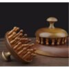 ROOMTONE Sandalwood Hair Massage Comb, Head Massage, Head Painful Release, Meridian brush, Full body available, 7.7 cm x 6.5 cm, healthy gift