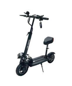 Winner Sky Electric Scooter E10 Upgraded Version with 3 Lights, 1200W Motor, 48V 13Ah Battery 65KM Range, Extra Smooth Ride Black