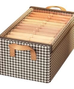 Large Capacity Wardrobe Storage Box Foldable Jeans Steel Frame Storage Box Clothes Home Drawer Storage Artifact