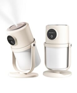DMG TECH White Humidifier 280ML Air Humidifier 360° Rotating Nozzle Can Be Timed for Home, Office, Etc