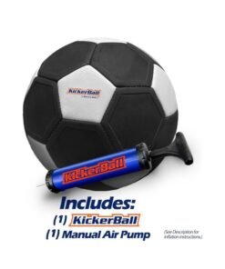 Kickerball - Curve and Swerve Soccer Ball/Football Toy - Kick Like The Pros, Great Gift for Boys and Girls - Perfect for Outdoor & Indoor Match or Game, Glow in the Dark