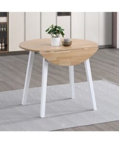 Home Box Foldable Round Dining Table for Two