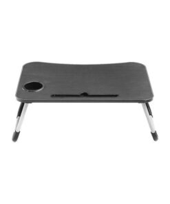 MODERN HOME Portable Folding Laptop Table With iPad And Cup Holder Multicolour 40.5x60x5.5cm