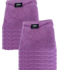 Pearl Coast 12 Pieces Luxury Face Towel Set 30x30cm 630 GSM Premium Cotton Ultra Soft and Highly Absorbent Expertly Woven for Durability Hotel And Spa Quality Towels Purple