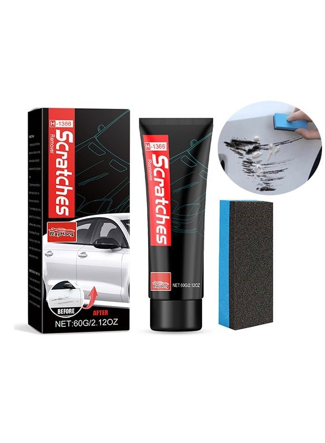 RAYHONG Scratches Remover - Car Wax Refurbishment Paste Scratch Polishing Paste Paint Surface Cleaning Decontamination Wax Scratch Repair 60g