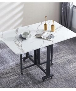 Modern Creative Movable Pulley Dining Tables Nordic new luxury Wooden Folding Table Dining Room Furniture Home Storage Cabinet Dining Table