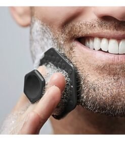 Sisily 1pc Silicone Face Scrubber For Men, Gentle Exfoliator Pad & Massager, Facial Cleansing/Wash Brush - Removes Dead & Dry Skin