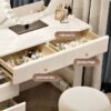 NKX Elegant and Efficient Smart Dressing Table for Contemporary Living Spaces with LED Mirror