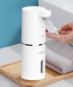 Oraimo SmartHandwasher Automatic Foaming Soap Dispenser | 300ml Rechargeable Touchless Hand Wash Dispenser with Infrared Sensor, 2 Adjustable Foam Levels, IPX5 Waterproof for Kitchen, Bathroom, Hotel, Hospital