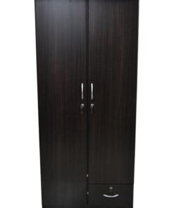 Galaxy Design Galaxy Design 2 Door Wooden Wardrobe Cabinet Cupboard Engineered Wood Perfect Modern Stylish Heavy Duty