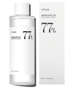 Anua Heartleaf 77% Soothing Toner I pH 5.5 Trouble Care, Calming Skin, Refreshing, Hydrating, Purifying, Cruelty Free, Vegan,(250ml / 8.45 fl.oz.) 250ml