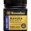 November Manuka Honey Certified MGO 829+ New Zealand 250g