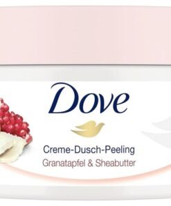 Dove Exfoliating Body Polish Scrub, Pomegranate & Shea Butter, with moisturising cream, 225ml