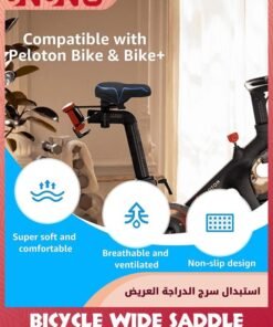 UNUNS Wide Cycling Saddles,Comfort Foam MTB Bicycle Seat,Waterproof Hollow Bicycle Saddle For Men Women,Replacement Bike Seat Cushion With Dual Shock Ball For Exercise/Road/Stationary Bikes - Image 3