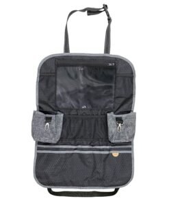 Moon Baby Back Seat Organizer Waterproof Surface Universal Fit-9 Multi-functional Pockets, Black Prismatic