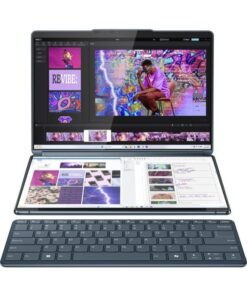 Lenovo Yoga Book 9i Personal Touchscreen Laptop With 13.3-Inch WQXGA Display, Core Ultra 7 155U Processor/16GB RAM/1TB SSD/Intel Arc Graphics/Windows 11 Home English/Arabic Tidel Teal English/Arabic Tidel Teal