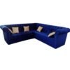 Maharat Al Bahar L Shape Mab Sofa Set 5 Seater Blue 250X80X80