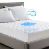 panorama home Waterproof Quilted Mattress Protector King Size 180x200 cm | 100% Cotton Top Layer | Breathable, Soft & Noiseless Mattress Cover Bed Protector